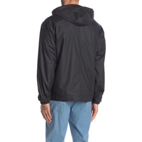 Weatherproof Hooded Full Zip Rain Slicker Sport Jacket Raincoat In Black M $129 - Picture 6 of 15